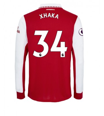 Arsenal Granit Xhaka #34 Hjemmedrakt 2022-23 Langermet